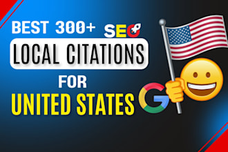 manually do 350 USA local citations and directory submission
