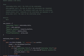 develop custom python scripts for automation