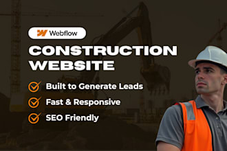 build a construction website that will generate leads