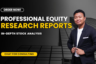 create a equity research on any public company