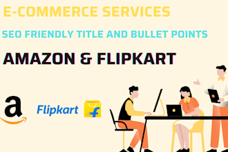 create and optimize your amazon or flipkart product listing with SEO friendly