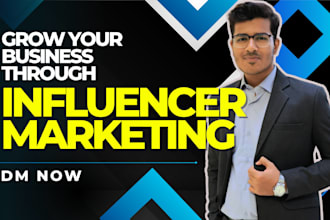 expertly research, contact and negotiate with influencers for brands