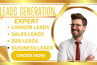 be your b2b leads generation linkedin leads prospect list verified sales leads