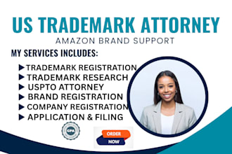 prepare US trademark registration by licensed uspto attorney