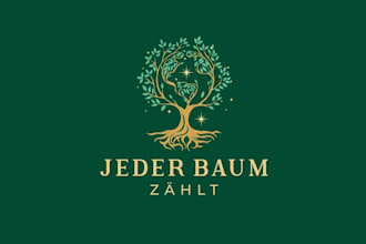 design tree reforestation company logo