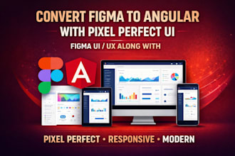 convert figma design to angular pixel perfect UI