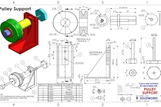 create 3d modelling, animation, 2d drawing, mechanical assembly solidworks