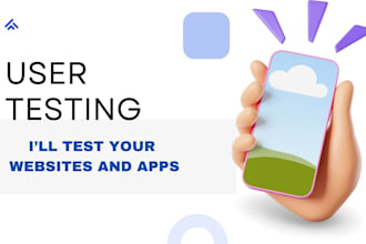 test your website and mobile apps for any bug and user experience