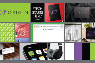 professional brand identity and logo design art direction