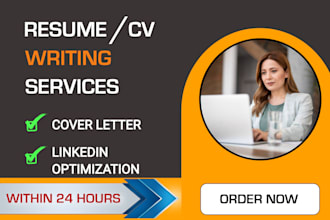 design a professional resume and modern CV layout
