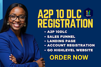 do gohighlevel twilio a2p 10dlc, a2p registration, a2p and trc registration