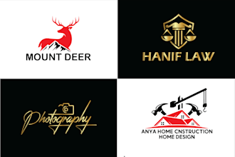 do minimalist luxury logo design for your business