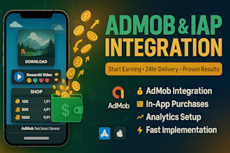 add ads and iap purchases in your game