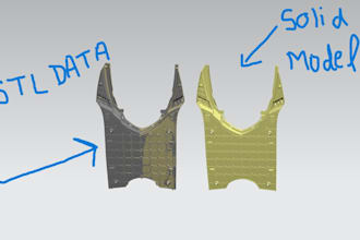 reverse engineer stl to parametric cad file fast and accurat