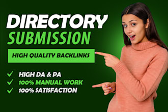 do homepage backlinks, directory submission, and blog post using rankmath