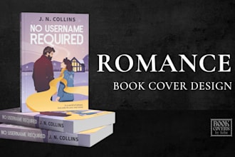design a custom romance book cover for your novel