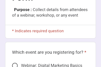 create professional google forms for surveys, quizzes or registration
