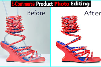 do product photo editing, ecommerce image retouching, accessories edit
