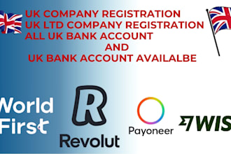 do UK company registration with UK bank accounts