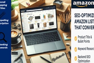 write amazon product listing and listing optimization