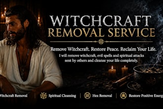 do a ritual to remove evil attachment, curses, and witchcraft