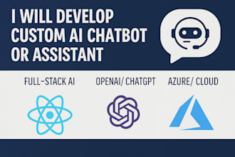 develop a fully integrated ai powered chatbot and virtual assistant