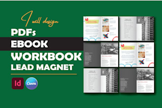 editable canva ebook journal design, workbook, custom canva worksheet template