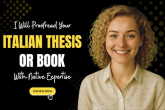 proofread and edit your italian thesis in apa, mla, or chicago style