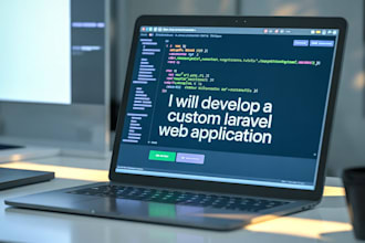 develop a custom laravel web application