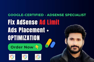 fix adsense issues, optimize monetization and ad placement