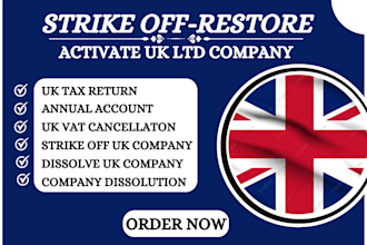 restore, reactivate or reinstate uk ltd company with rt01 filing