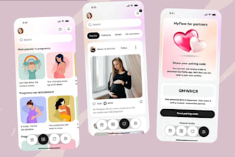 develop health, ovulation, period, pregnancy tracker app,