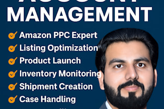 be your amazon and ecommerce account manager, fba PPC expert