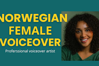 record norwegian voice over