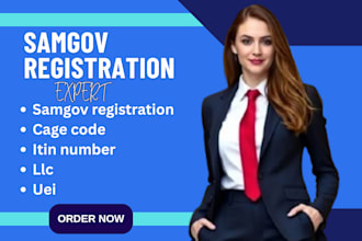 register your llc, ein, sam gov, cage code, uei, naics code, itin number