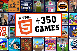 give 350 HTML5 games bundles javascript and construct