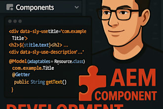 develop custom aem components and templates for your enterprise