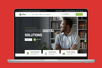 build online banking fintech website crypto investment banking website