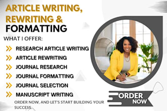write rewrite and format articles for scopus sci ssci pubmed