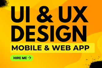 design website, website UI design, website mockup or figma design website