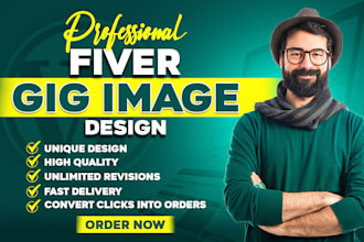 design clickable fiverr gig images and thumbnails