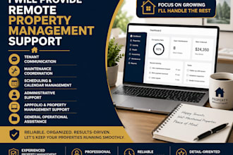 provide remote property management support