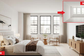 do 3d virtual staging, home staging, realistic virtual renovation for listing