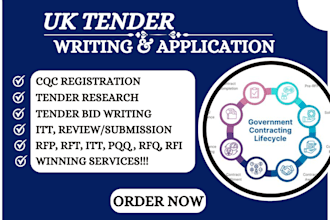write a winning UK pqq, itt, or public sector tender bid