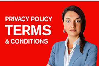legally protect website with privacy policy, terms of service and more