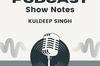 write engaging and SEO optimized podcast show notes for your episodes