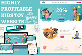 build kids toy shopify learning kids game store  puzzle stem kids toy website