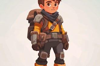 make a simple 2d game characters