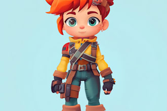 create simple 2d game characters