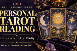 provide a personal tarot reading for love, relationships and life clarity